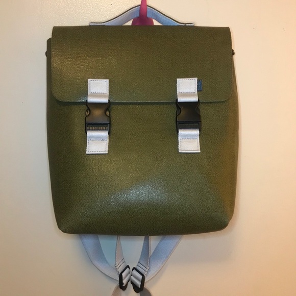 Other - Vegan Leather Felt Water Resistant Backpack
